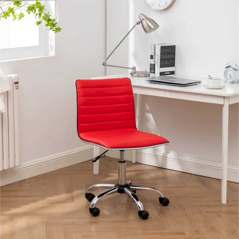 Sedia da ufficio moderna Lund in cromo