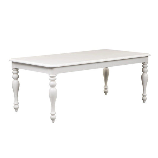 Tavolo rettangolare con gambe Summer House bianco ostrica