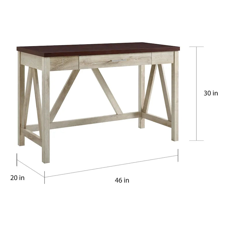 Scrivania A-Frame Paradise Hill di Middlebrook Designs