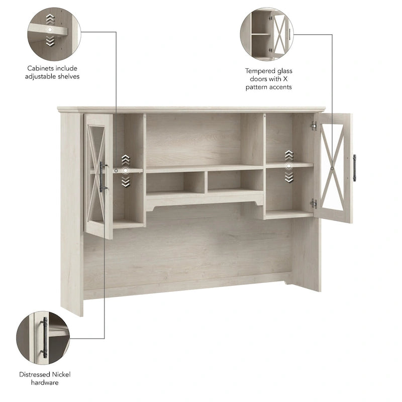 Lennox 60W Credenza rustica per scrivania e buffet di