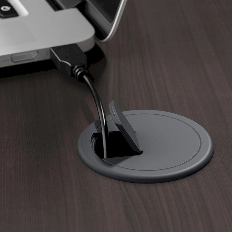 Scrivania ad angolo con portaoggetti Cabot da 60W per ufficio domestico