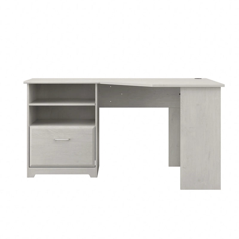 Scrivania ad angolo con portaoggetti Cabot da 60W per ufficio domestico
