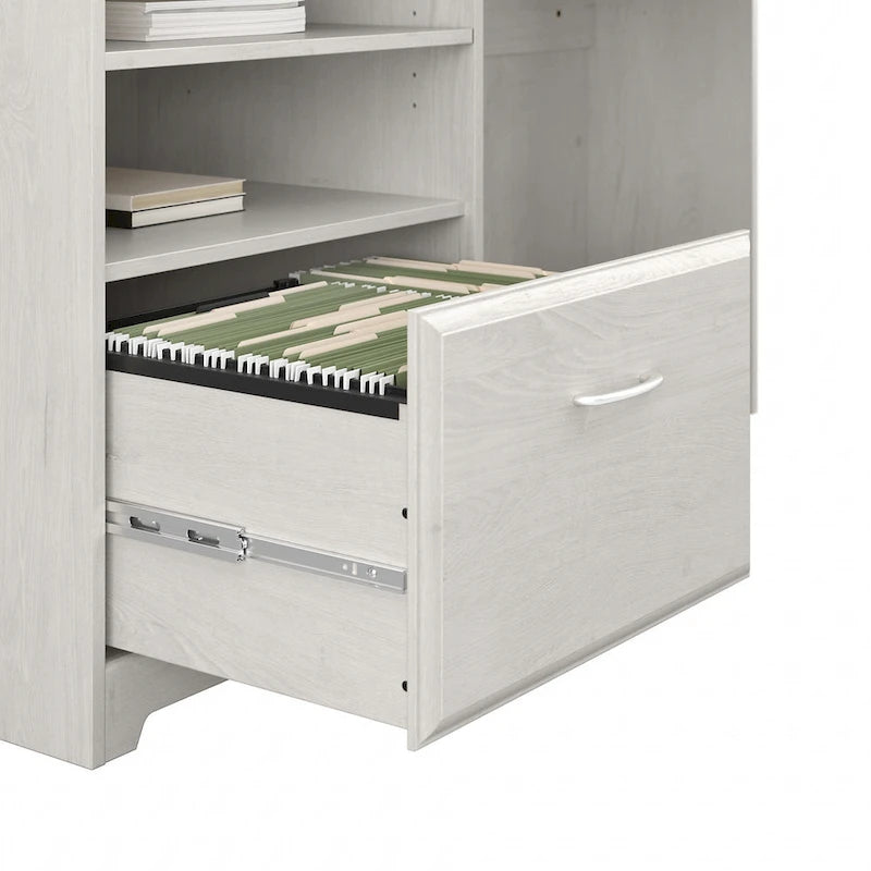 Scrivania ad angolo con portaoggetti Cabot da 60W per ufficio domestico