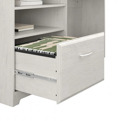 Scrivania ad angolo con portaoggetti Cabot da 60W per ufficio domestico