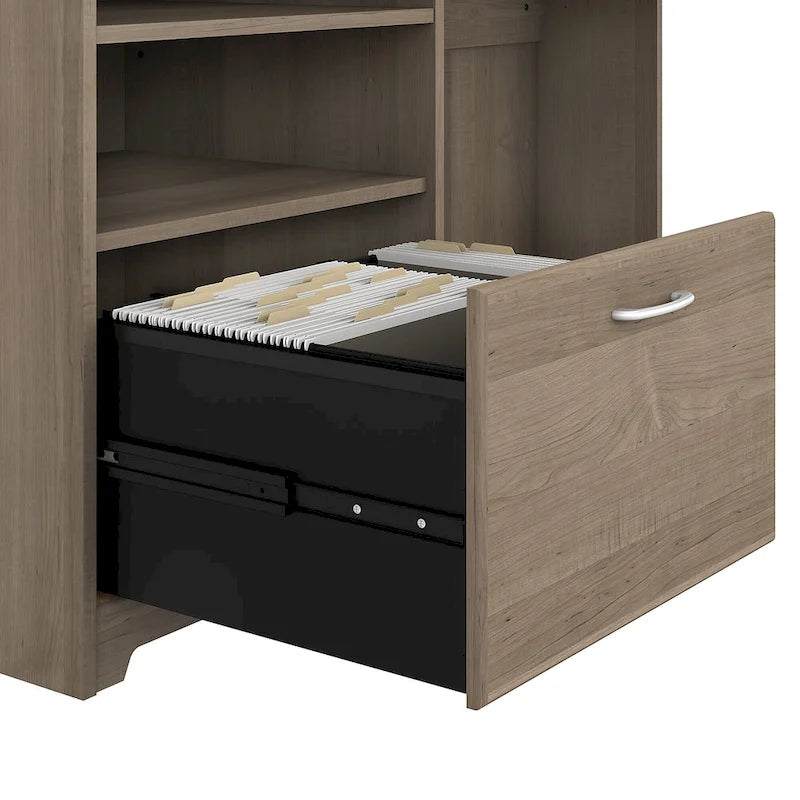 Scrivania ad angolo con portaoggetti Cabot da 60W per ufficio domestico