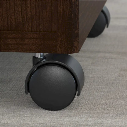 Scrivania Serie C da 60 W con credenza e cassetti di