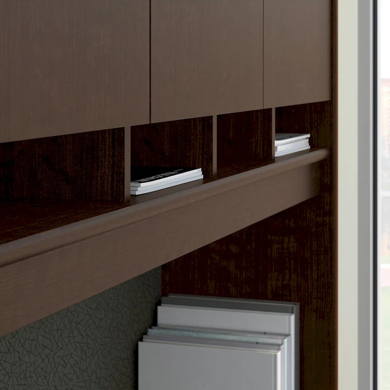 Scrivania Serie C da 60 W con credenza e cassetti di