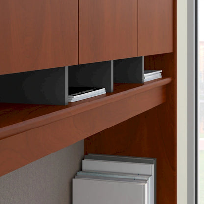 Scrivania Serie C da 60 W con credenza e cassetti di