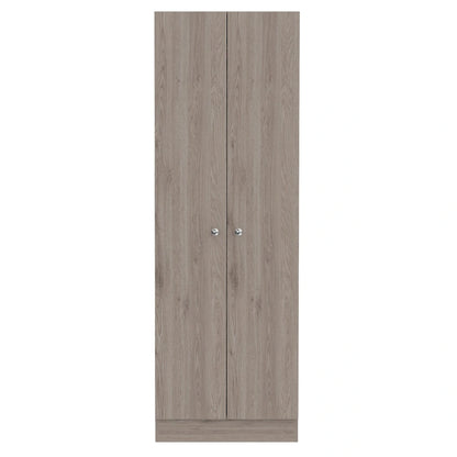 HomeRoots 71 Dispensa o armadio contenitore in legno grigio chiaro - 23,6' X '70,8' X '11,8