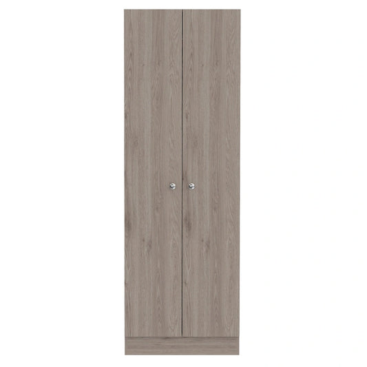 HomeRoots 71 Dispensa o armadio contenitore in legno grigio chiaro - 23,6' X '70,8' X '11,8