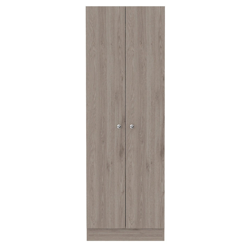 HomeRoots 71 Dispensa o armadio contenitore in legno grigio chiaro - 23,6' X '70,8' X '11,8