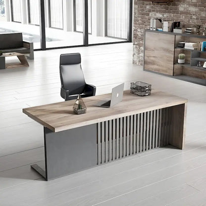Scrivania da ufficio direzionale moderna, scrivania per computer da lavoro