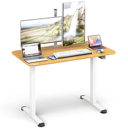 Scrivania elettrica Gymax regolabile in altezza per computer