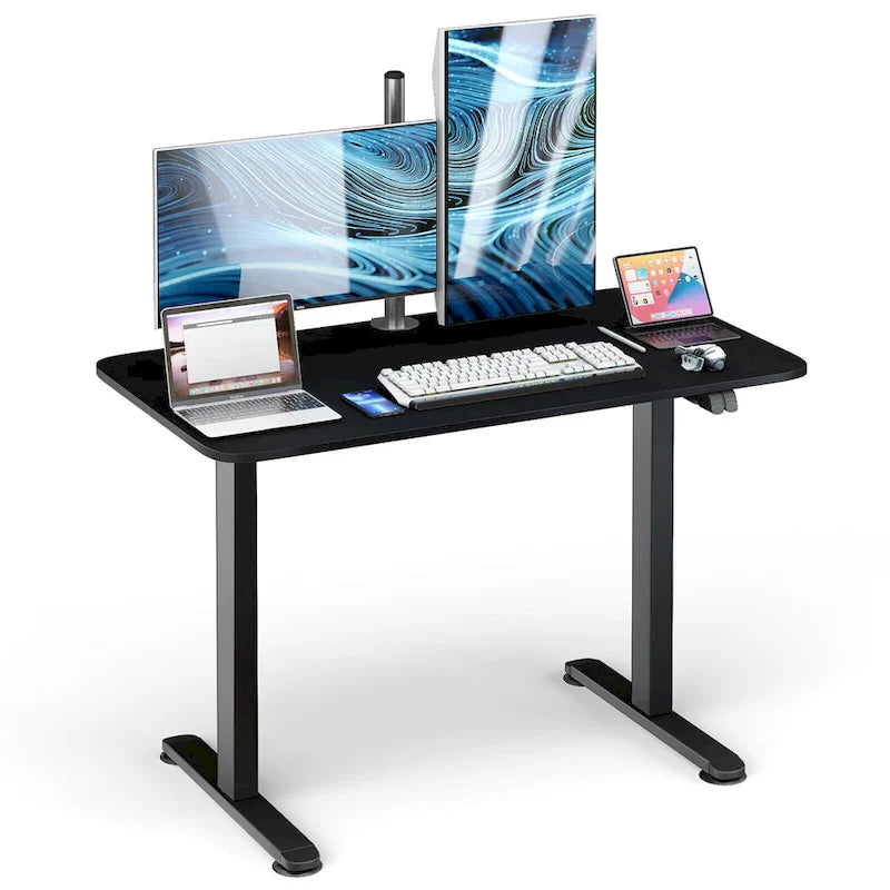 Scrivania elettrica Gymax regolabile in altezza per computer