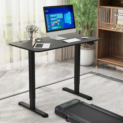 Scrivania elettrica Gymax regolabile in altezza per computer