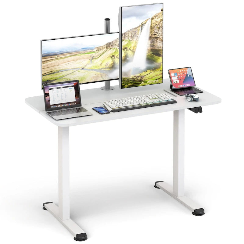 Scrivania elettrica Gymax regolabile in altezza per computer