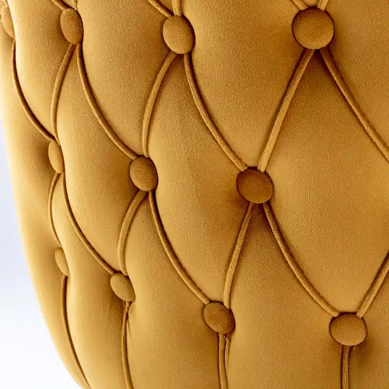 Sedia da pranzo imbottita A&A Furniture con schienale a orecchioni