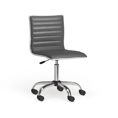 Sedia da ufficio moderna Lund in cromo