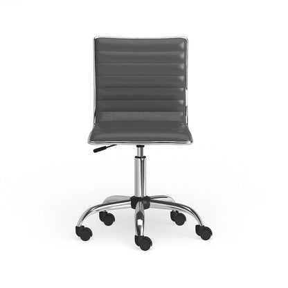 Sedia da ufficio moderna Lund in cromo