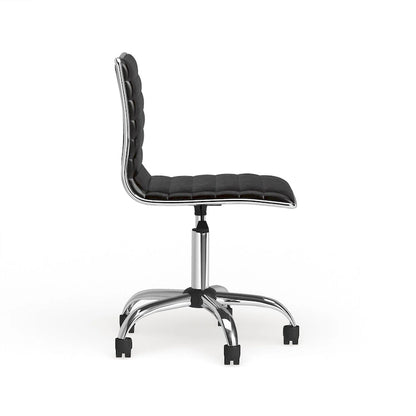 Sedia da ufficio moderna Lund in cromo
