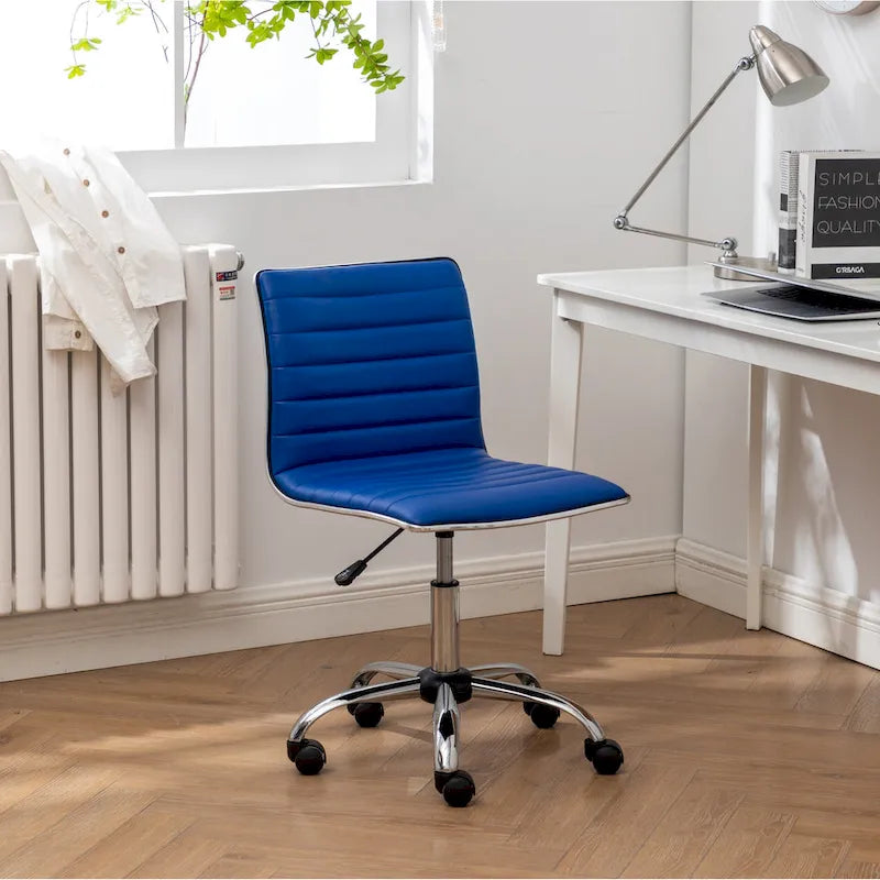 Sedia da ufficio moderna Lund in cromo