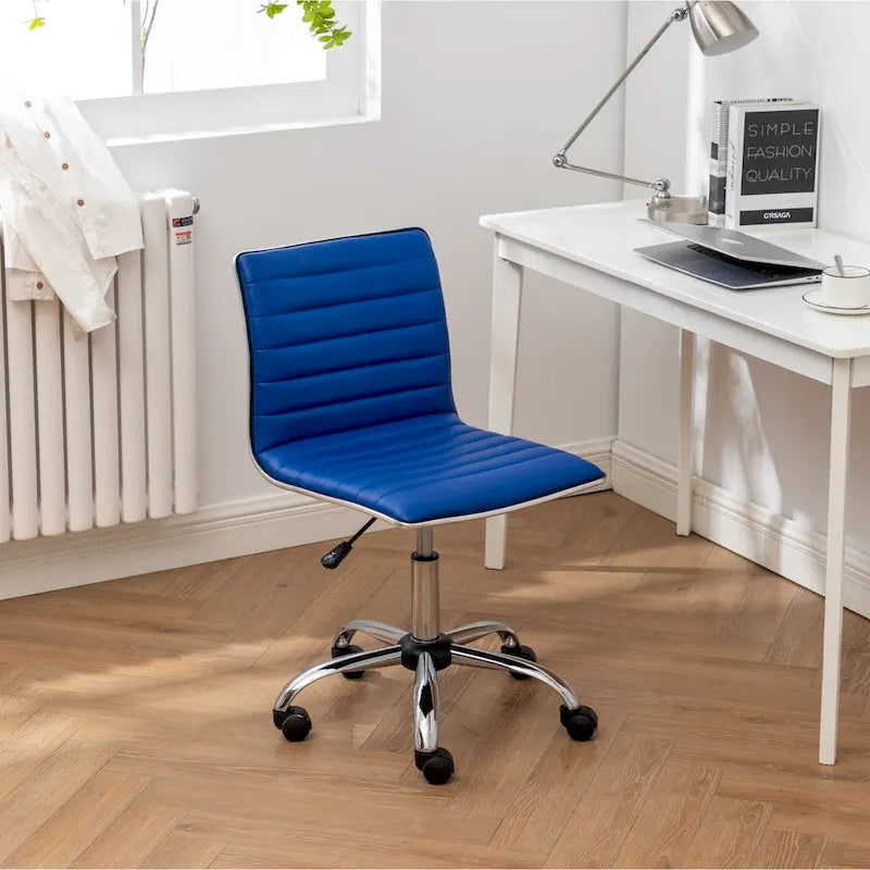 Sedia da ufficio moderna Lund in cromo