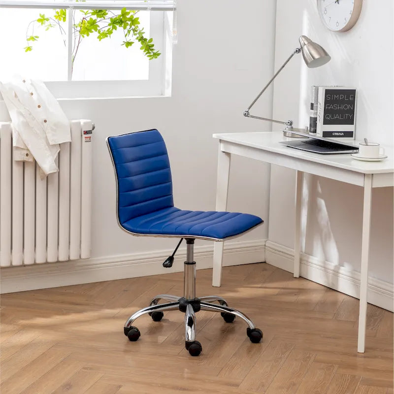 Sedia da ufficio moderna Lund in cromo