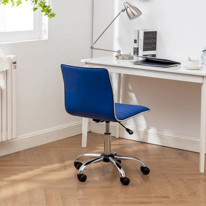 Sedia da ufficio moderna Lund in cromo