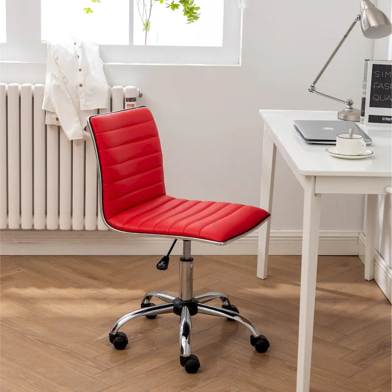 Sedia da ufficio moderna Lund in cromo