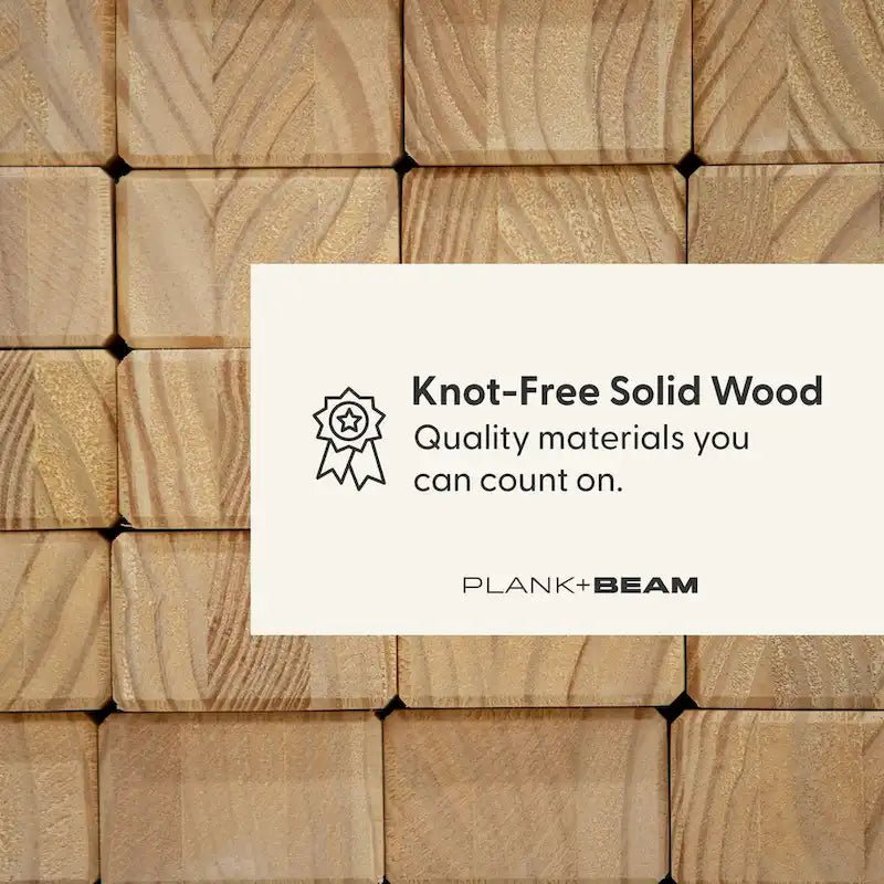 Scrivania semplice Plank and Beam - 47.25