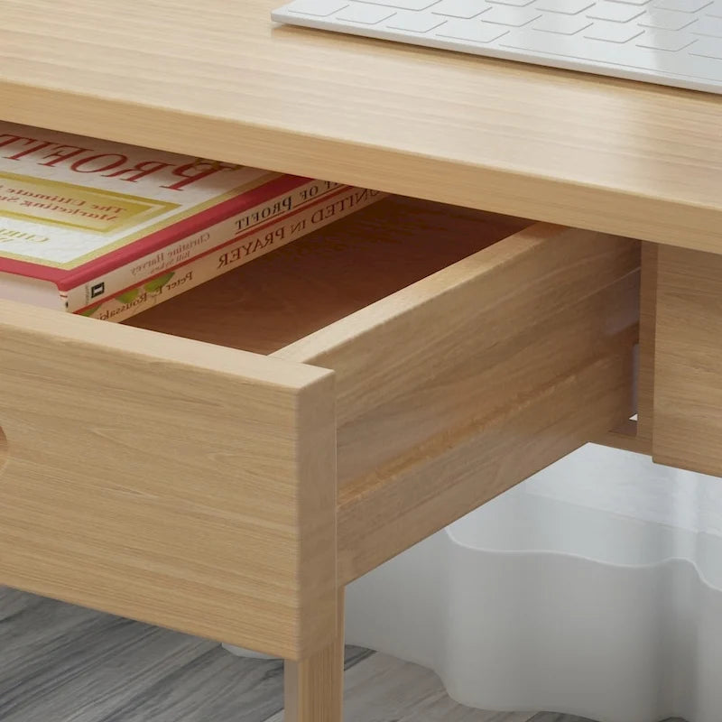Scrivania per computer con 2 cassetti per casa e ufficio