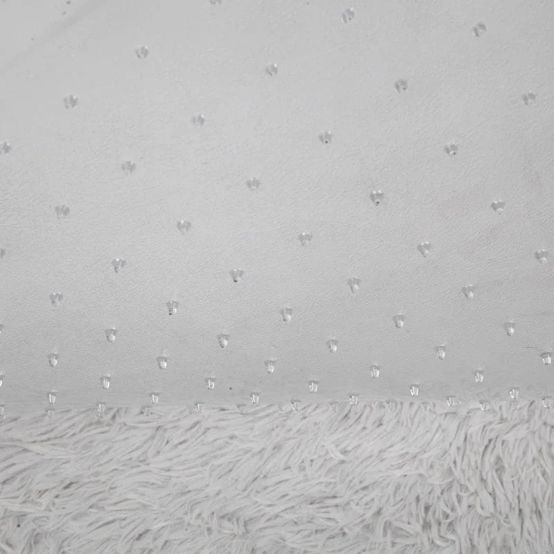 Tappetino per Sedia da Ufficio con Labbro, 91 x 122 cm, Scorrimento Facile per Sedie, Piatto Senza Arricciarsi