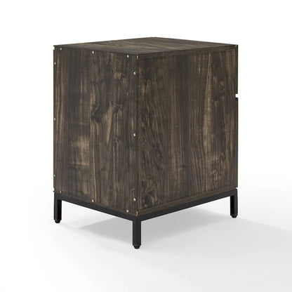 Schedario a 2 cassetti Marrone frassino e Nero – Formato Letter/A4/Legale, Stile industriale
