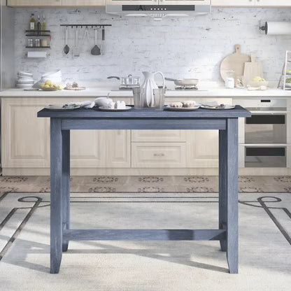 Tavolo ad altezza bancone Furniture of America Ibella da 64 pollici con porta USB