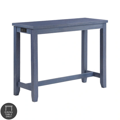 Tavolo ad altezza bancone Furniture of America Ibella da 64 pollici con porta USB