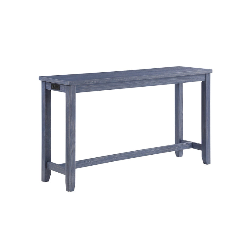 Tavolo ad altezza bancone Furniture of America Ibella da 64 pollici con porta USB