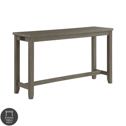 Tavolo ad altezza bancone Furniture of America Ibella da 64 pollici con porta USB