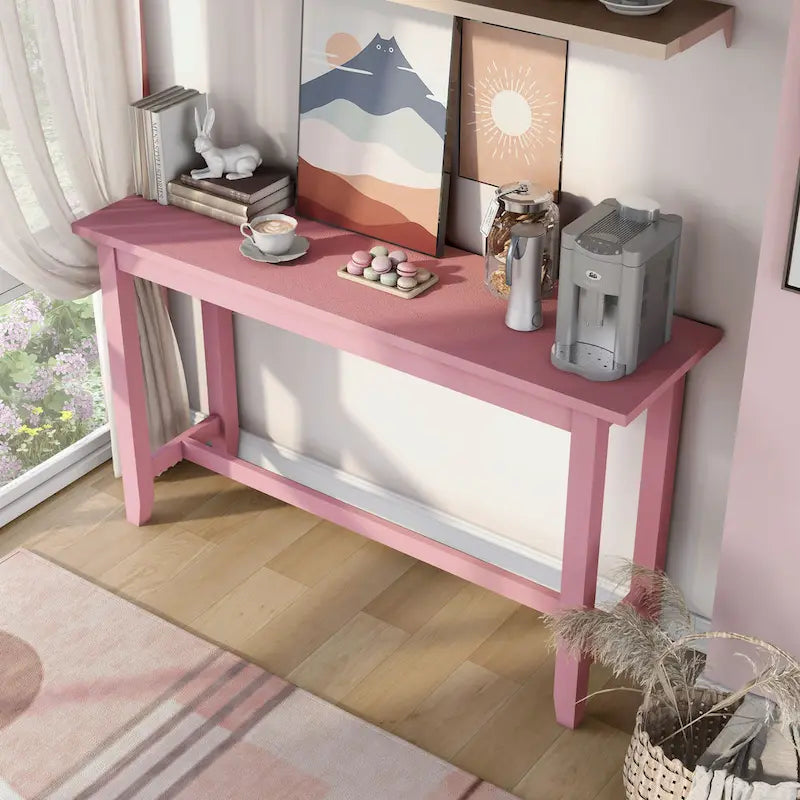 Tavolo ad altezza bancone Furniture of America Ibella da 64 pollici con porta USB