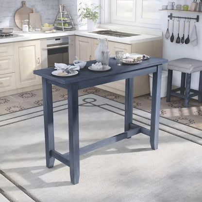 Tavolo ad altezza bancone Furniture of America Ibella da 64 pollici con porta USB