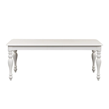 Tavolo rettangolare con gambe Summer House bianco ostrica