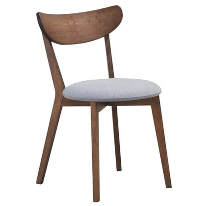 Set di 2 sedie da pranzo imbottite con schienale curvo - 18 x 23 x 32 (L x P x H)