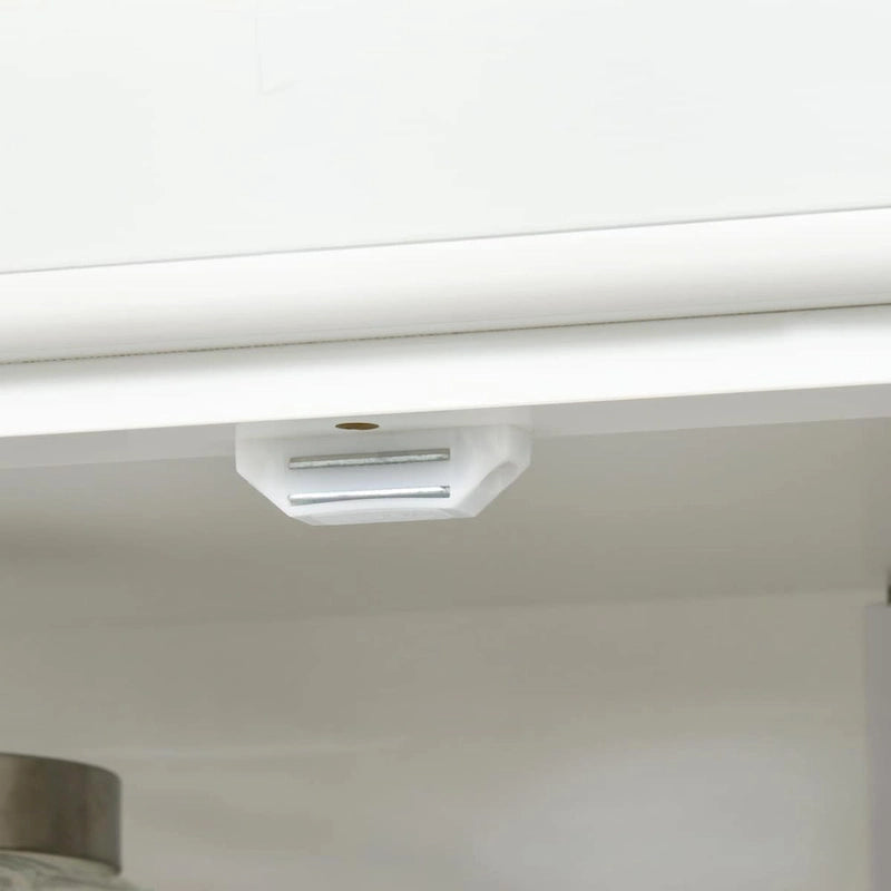 Dispensa da cucina da 72,5", mobile indipendente con 4 ante e ripiani regolabili per sala da pranzo, MDF