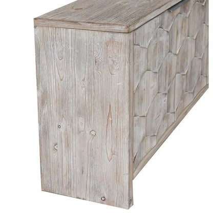 Credenza a 4 ante in legno stile rustico