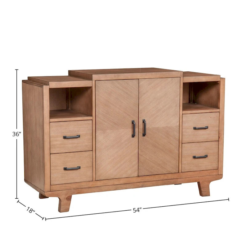 Credenza Olejo, Naturale