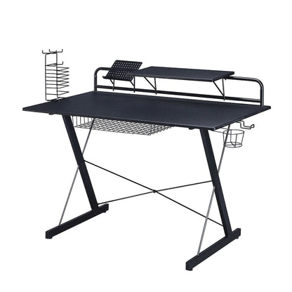 Scrivania da Gaming con Ripiani Techni Sport Carbon Computer