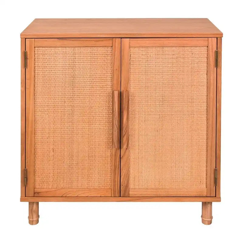 Hopper Studio Delancey Mobiletto a 2 ante in legno biondo chiaro