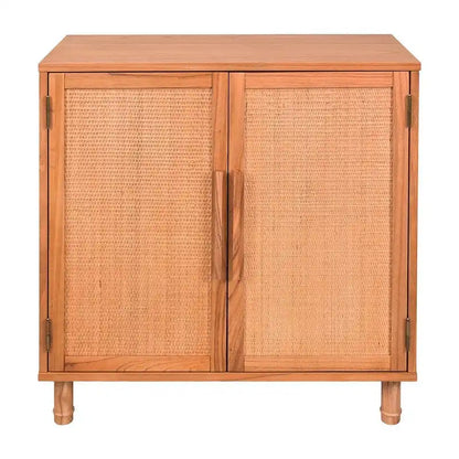 Hopper Studio Delancey Mobiletto a 2 ante in legno biondo chiaro