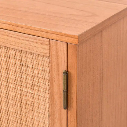 Hopper Studio Delancey Mobiletto a 2 ante in legno biondo chiaro