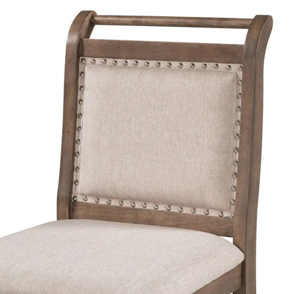 Set tavolo da pranzo con piano a ribalta in legno, altezza bancone, 3 pezzi, con 2 sedie da pranzo