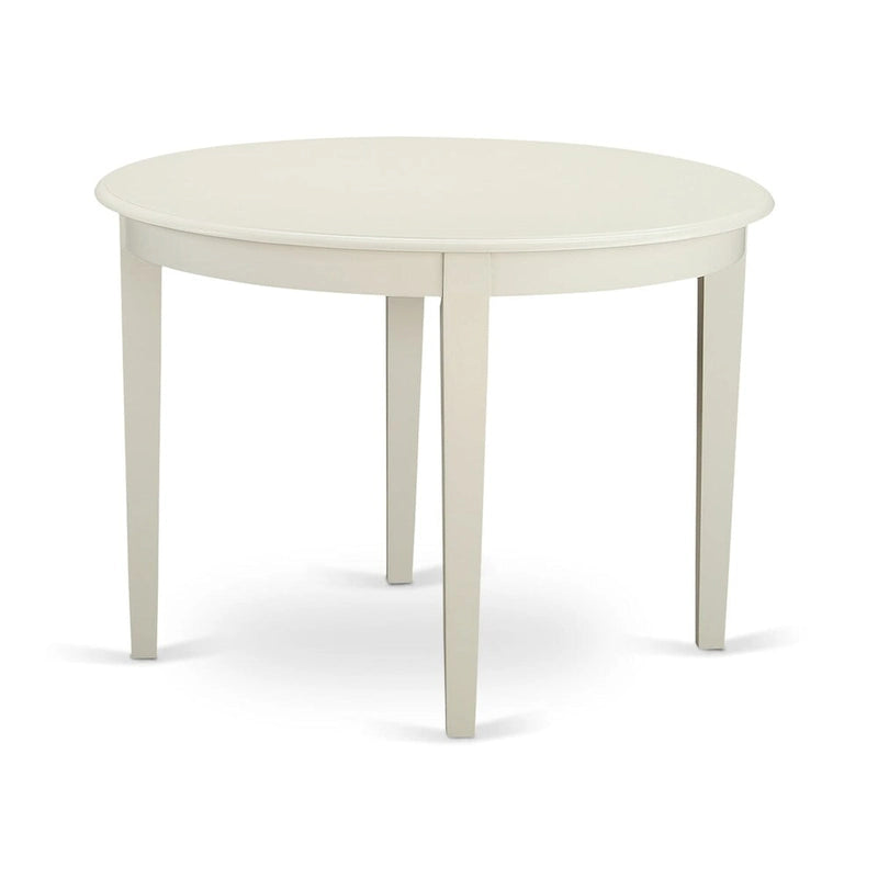 Set tavolo da pranzo - un tavolo da cucina e sedie Parson in lino blu cielo, bianco lino (opzioni di pezzi)